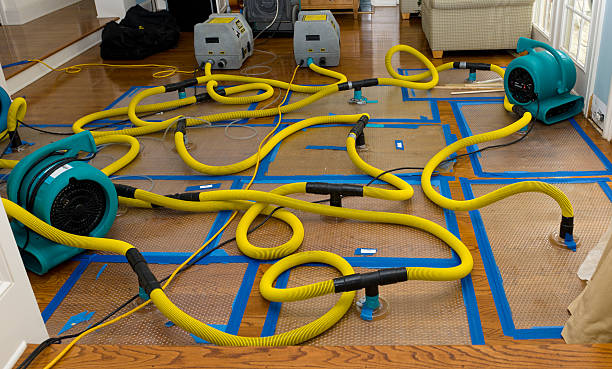 Professional Crawl Space Water Removal technician working in Pinehurst, ID
